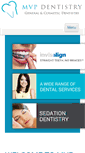 Mobile Screenshot of mvpdentistry.com
