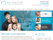 Tablet Screenshot of mvpdentistry.com